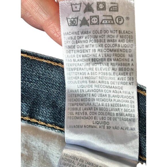 Levis 505 Mens Jeans 40x32 Straight Leg Denim Made In Mexico - Picture 7 of 16